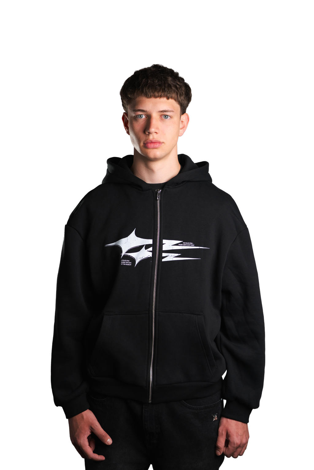 BLACK STAR ZIPPER
