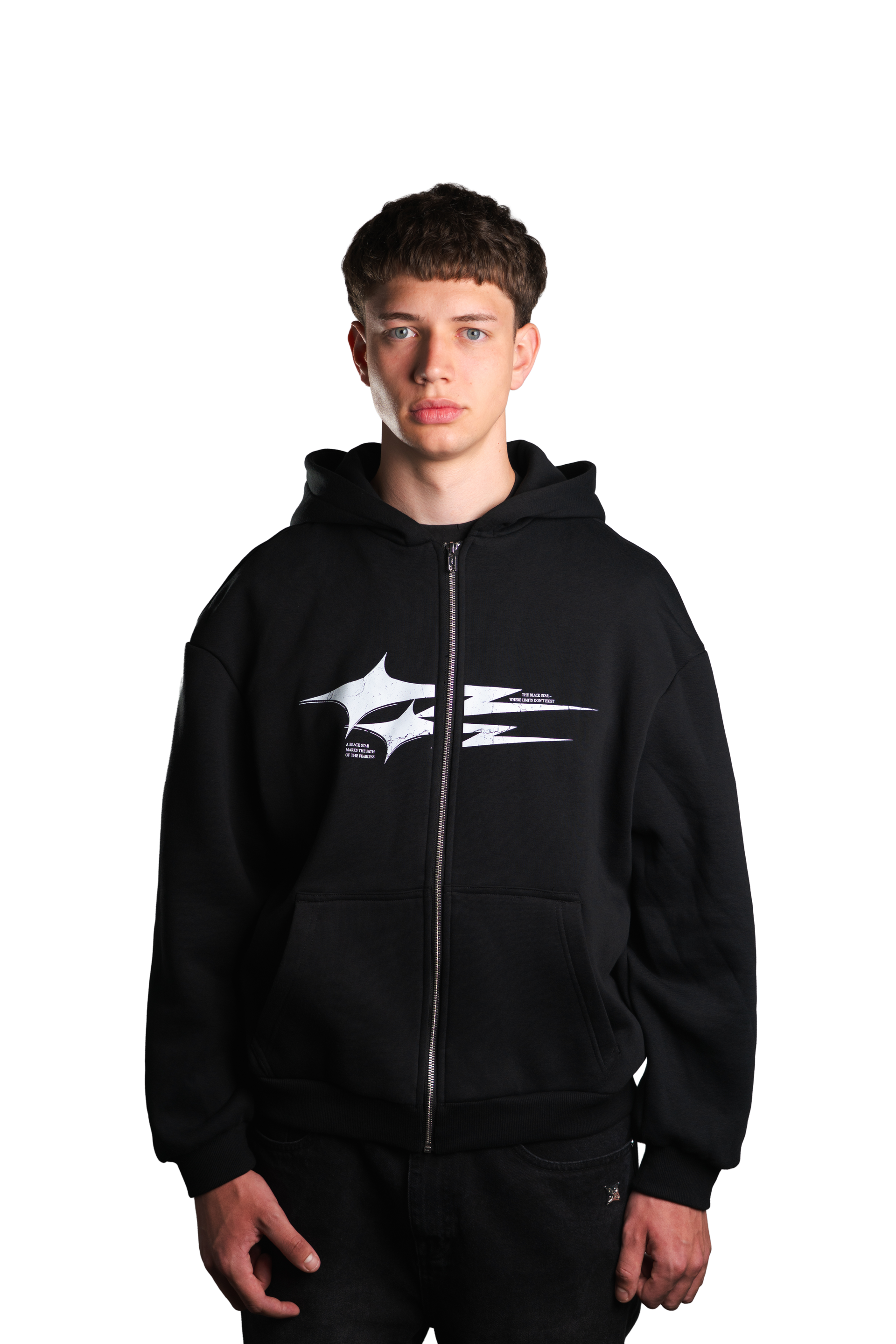BLACK STAR ZIPPER