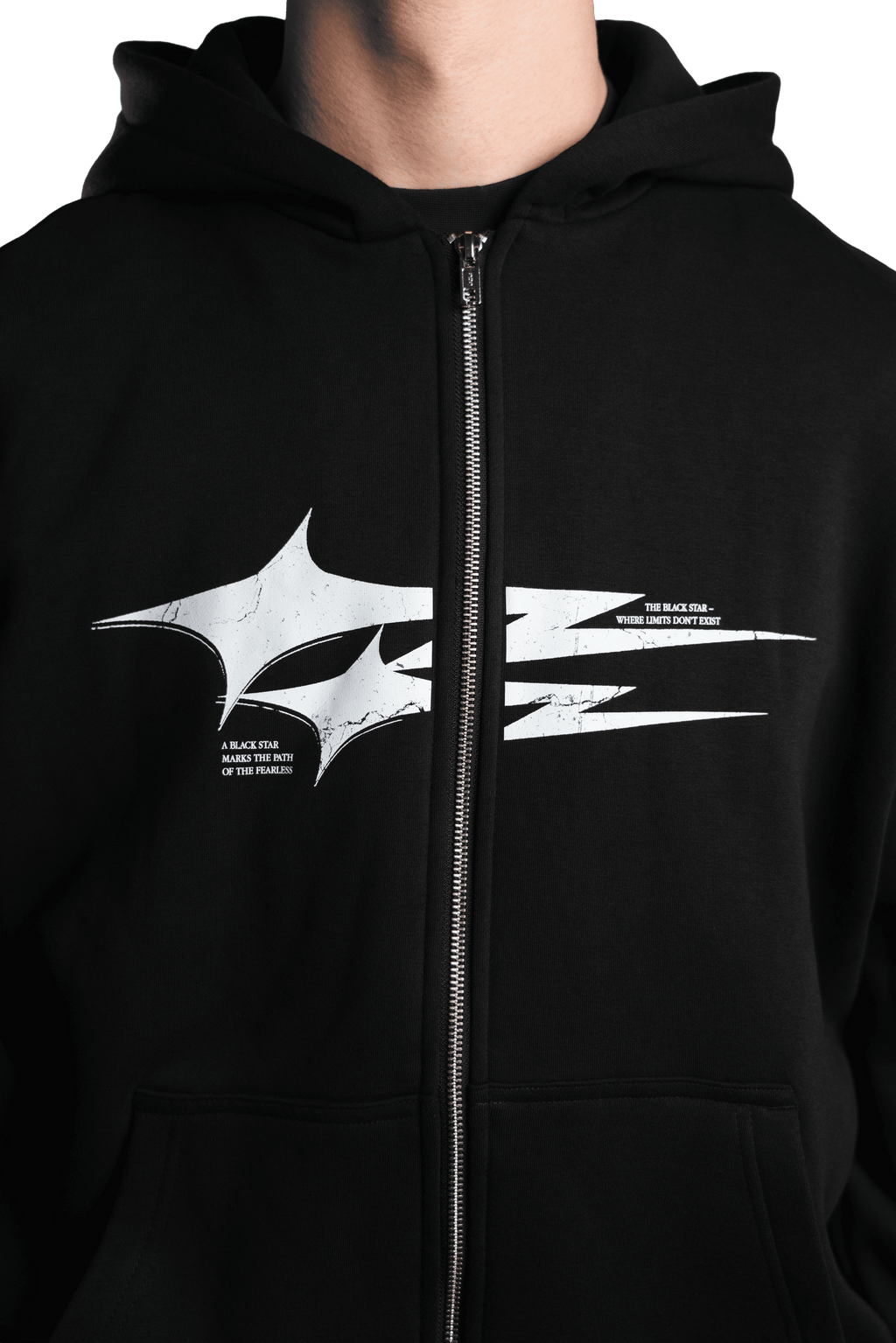 BLACK STAR ZIPPER