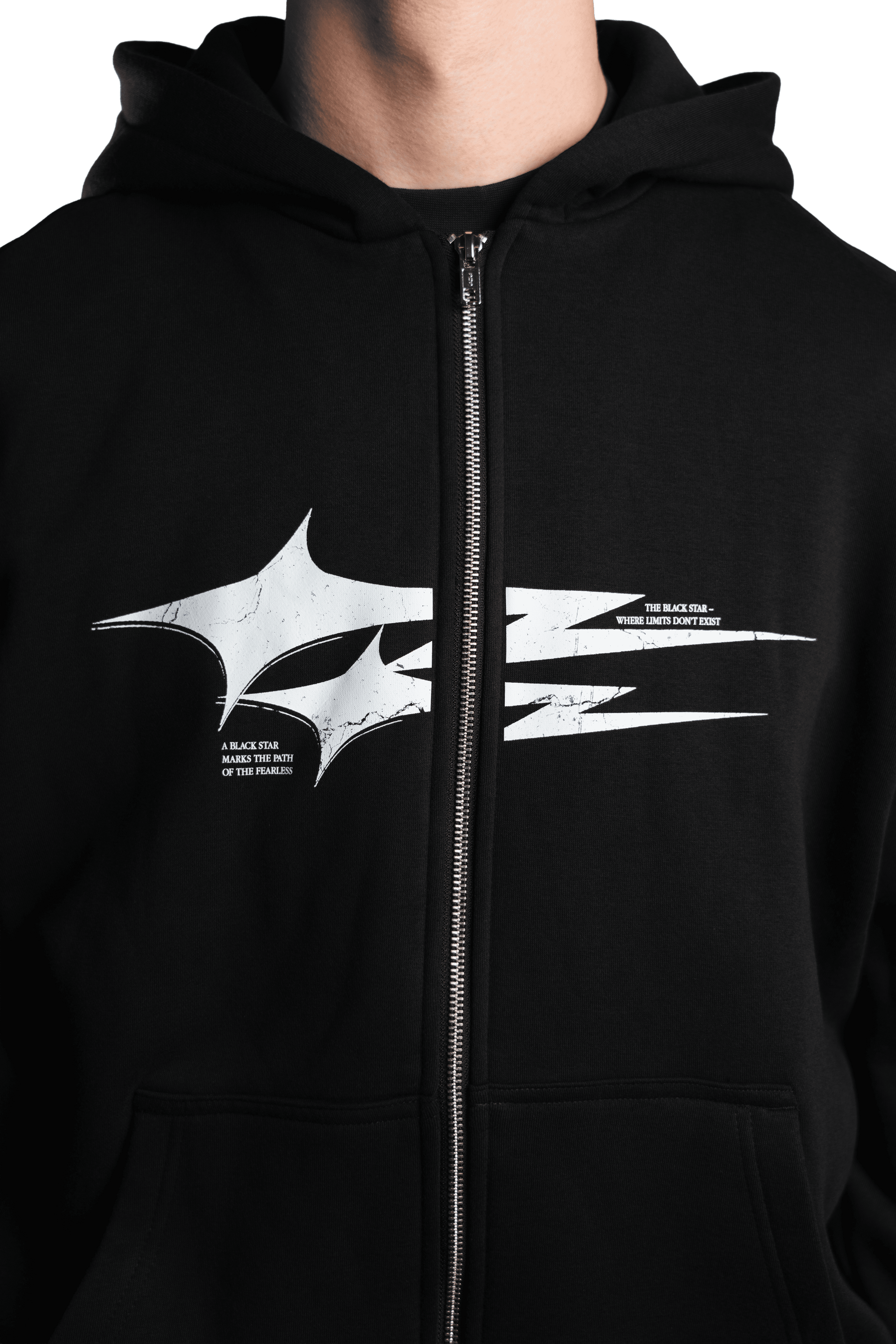 BLACK STAR ZIPPER