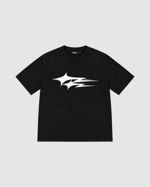 BLACK STAR SHIRT - Plain (flat)