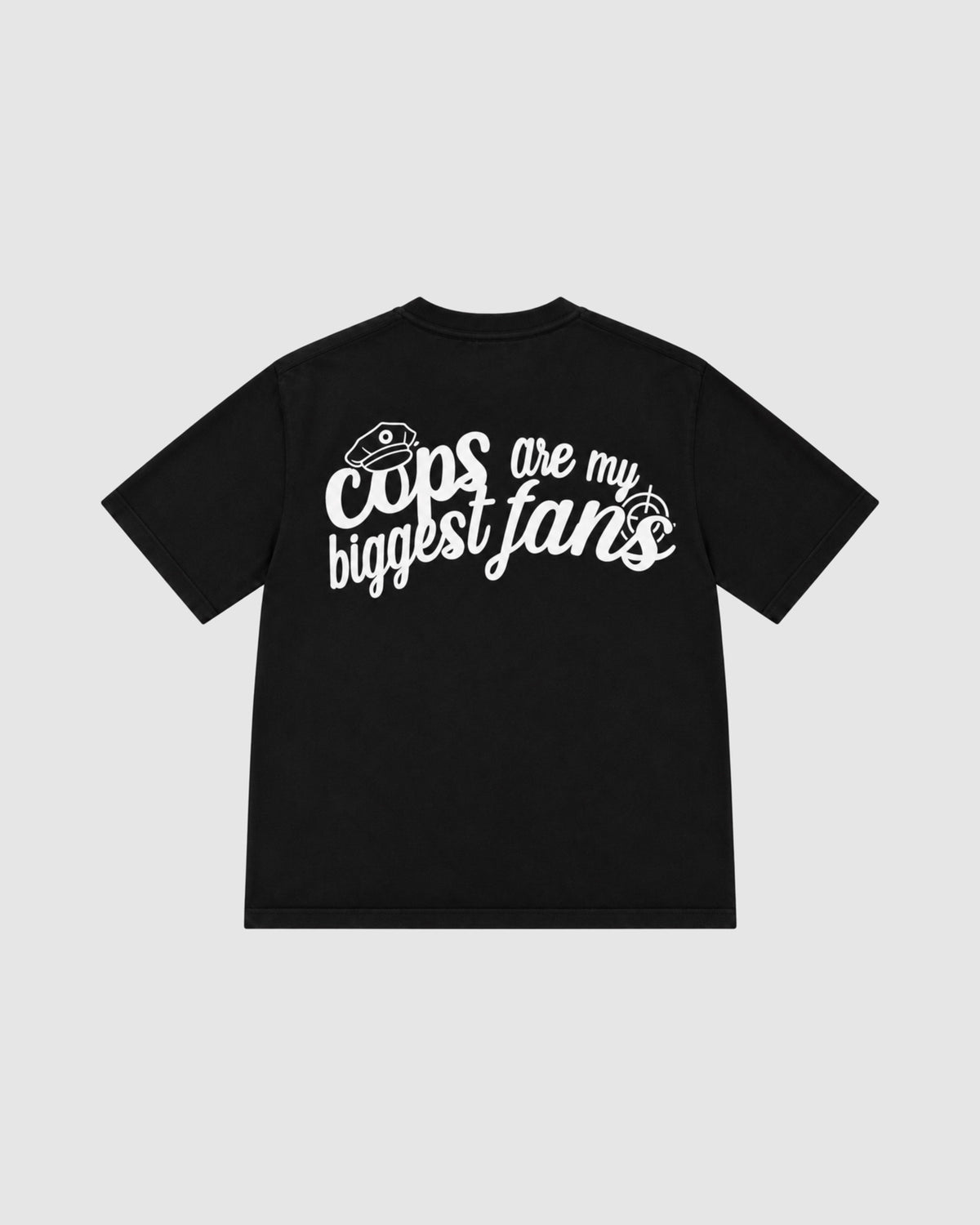 CAMBF BLACK SHIRT - Plain (flat)