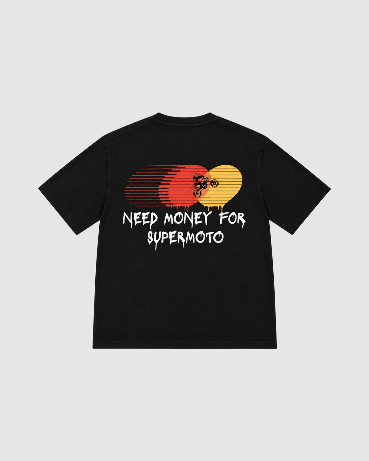 NEED MONEY BLACK SHIRT - Plain (flat)