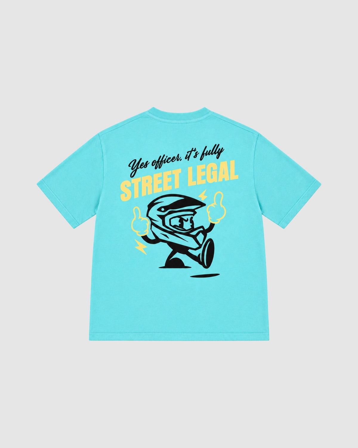 STREET LEGAL BABYBLUE SHIRT - Plain (flat)