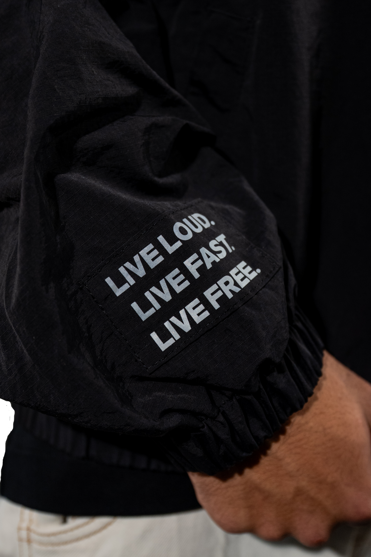 LIVE LOUD WINDBREAKER